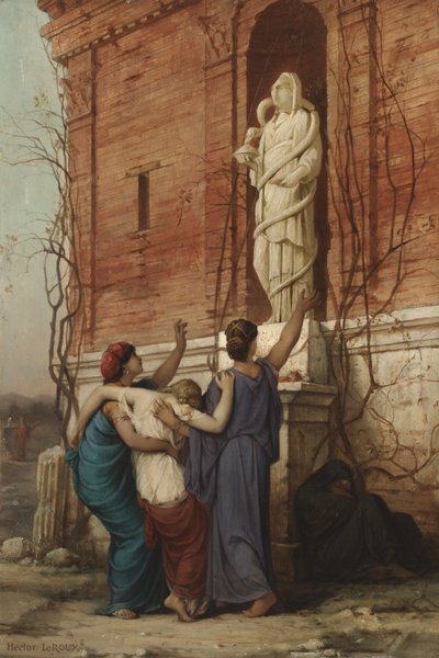 Invocazione alla dea Igea, 1862 da Louis Hector Leroux